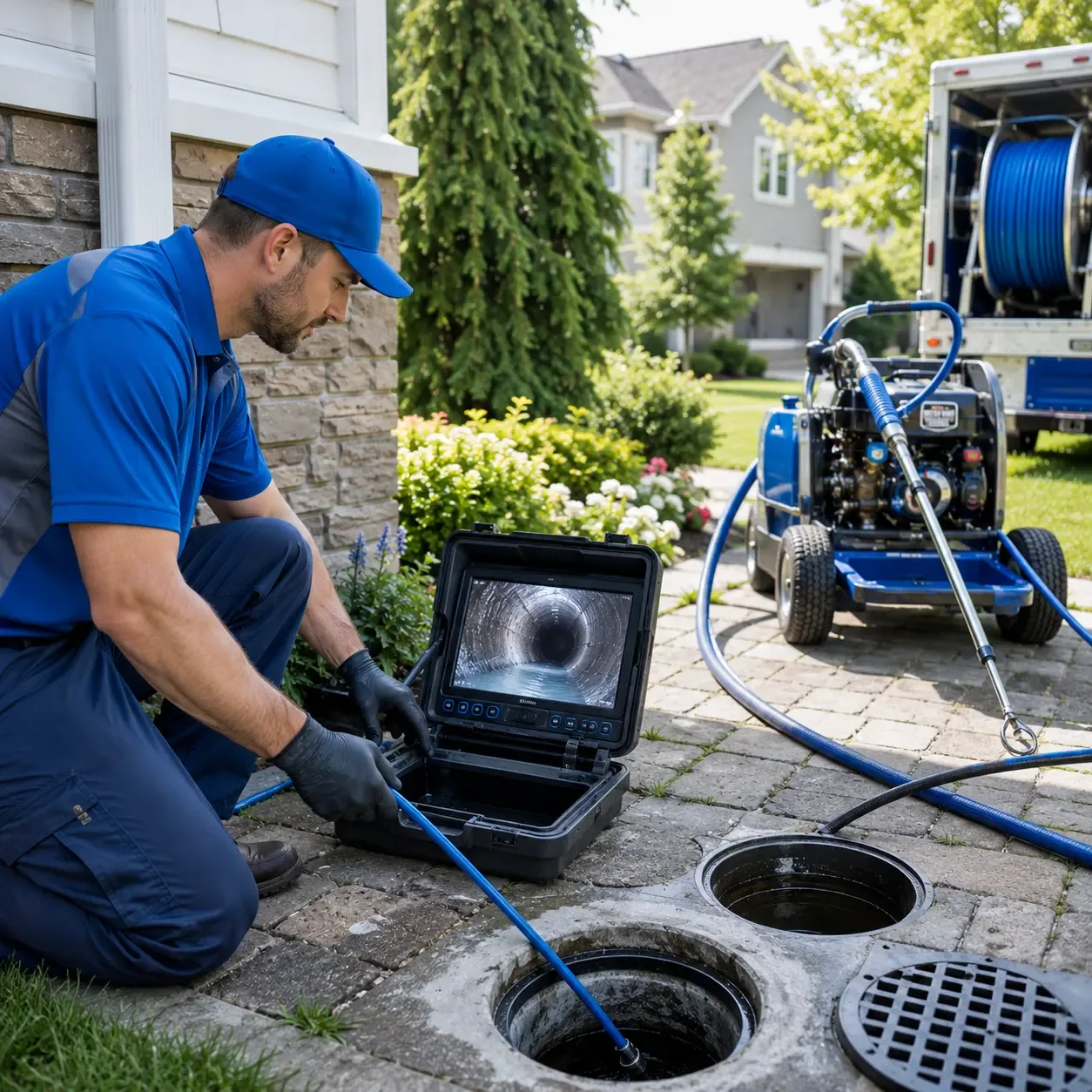 Outdoor drain cleaning professionals serving Jeanerette, LA